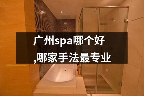 广州spa哪个好,哪家手法最专业