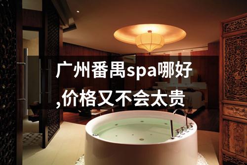 广州番禺spa哪好,价格又不会太贵
